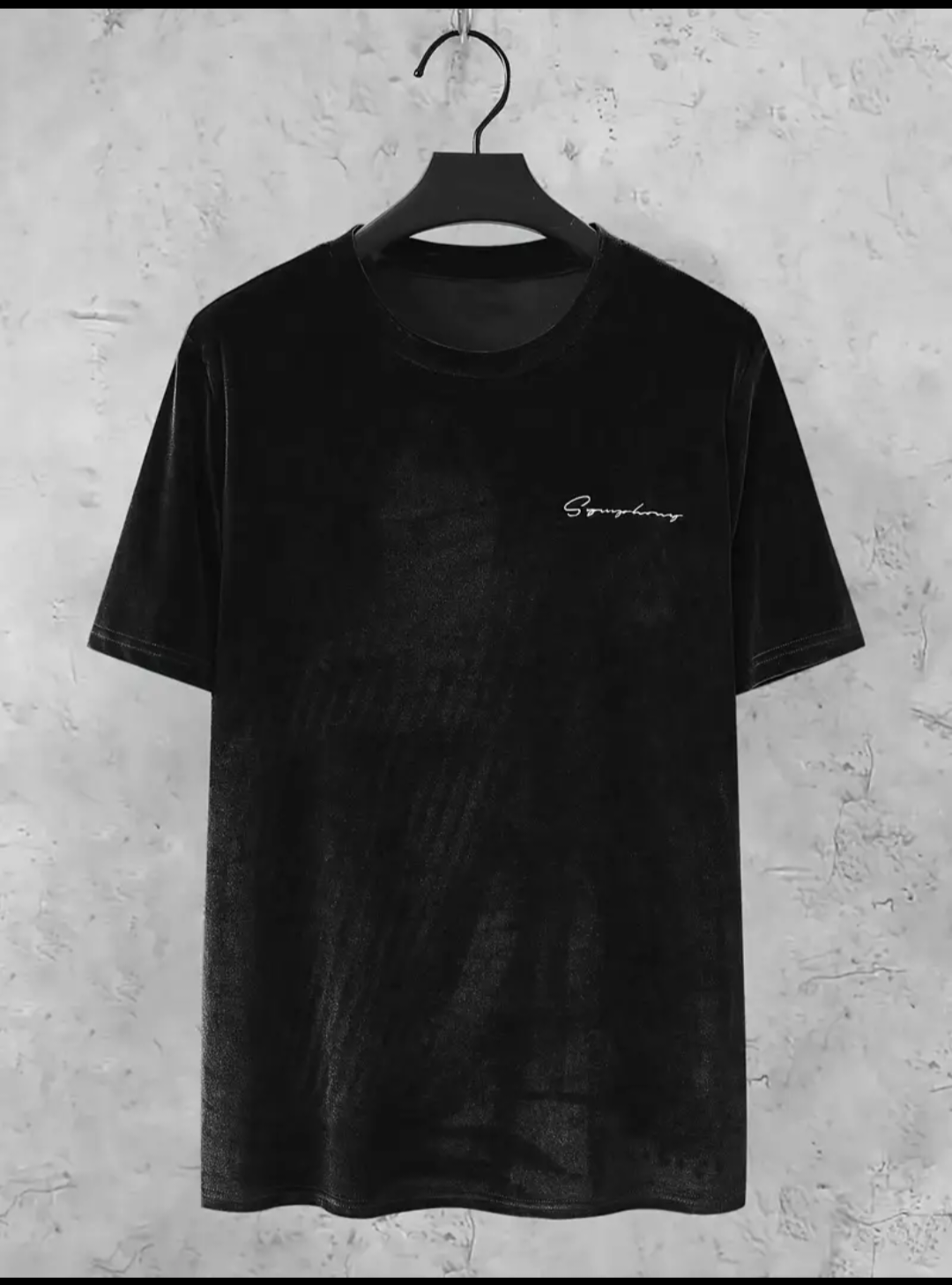 velvet t-shirt