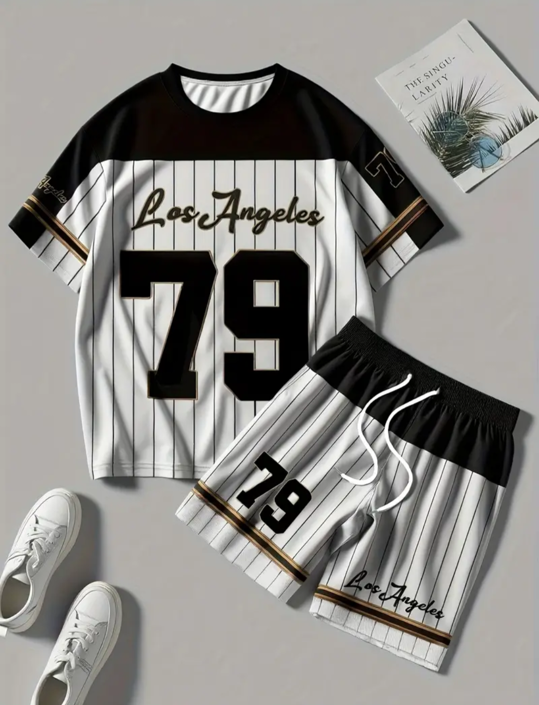 Set tshirt+short pants LosAngeles 79