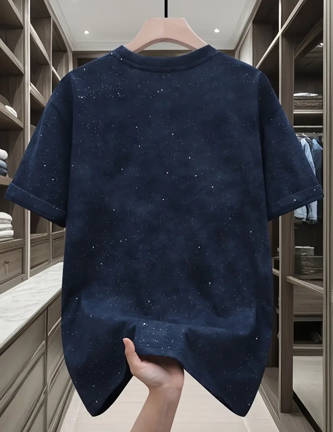 Tricou simplu BLUE GALAXY